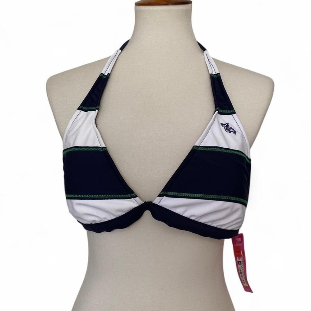 Striped Y2K bikini top by Xhilaration (NWT)